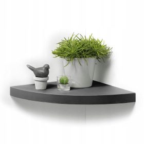 Poleg MDF police 25 x 25 cm antracit