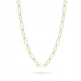    Pozlačena VERIGICA SREBRNA VERIGICA pr. 925 širokih povezav elipse