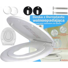   ELEGANTNA WC DESKA Z POČASNO ZAPIRANJE Prevleka za Otroška WC školjko Duroplast - HYDROLAND
