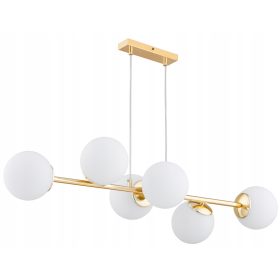 Viseča svetilka Zlato Milo Gold - 6 svetlobnih točk E27