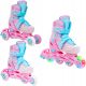 Rolerji za otroke 3v1 Raven Caramell 26-29 LED kolo