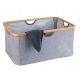 Koš za perilo BAHARI BAMBOO Wenko 50l sivi