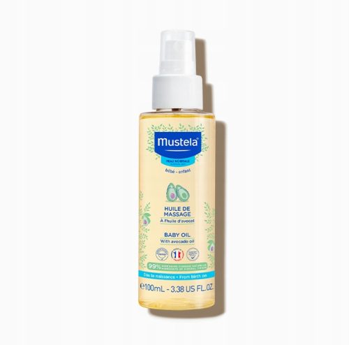 Naravno otroško olje Mustela za nežno masažo, 100ml