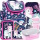 Enotna šolska torba 16l Unicorn Derform set 6 kos.