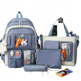 Eleganten šolski nahrbtnik Shades of Blue 35 l