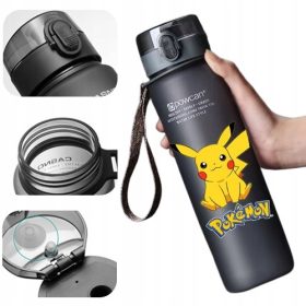   Optimized Name: Pikachu motivacijska steklenička za vodo 560 ml BPA-free

Optimized Description: 
Pikachu motivacijska steklenička za vodo je popoln dodatek za otroke, ki obožujejo Pokémone. S svojo k