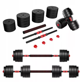   Set za vadbo Athler 40 kg s prilagodljivimi bitumenskimi ročicami