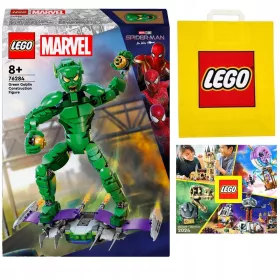   LEGO Super Heroes 76284 Velika figura Zelenega Goblina + Torba + Katalog LEGO 2024