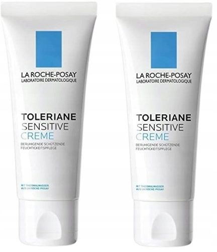 2x LA ROCHE-POSAY TOLERIANE SENSITIVE Pomirjajoča krema za občutljivo kožo, 40 ml