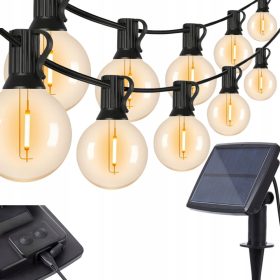 Girlanda SOLARNA 25 LED KROGI ZA BALKON XL