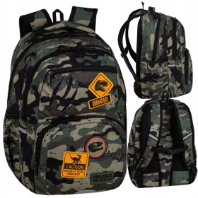   CoolPack MEGA PICK ŠOLSKI NAHRBTNIK ZA MLADINSKE DANGER CAMO