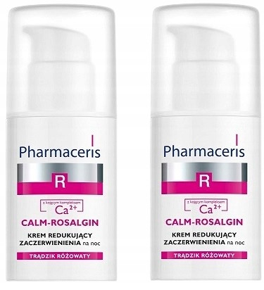 Krema za nočno nego z protirdečičnim učinkom PHARMACERIS R CALM-ROSALGIN, 30 ml