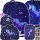 Raznobarvni šolski nahrbtnik Unicorn Galaxy za deklice v 1. razredu