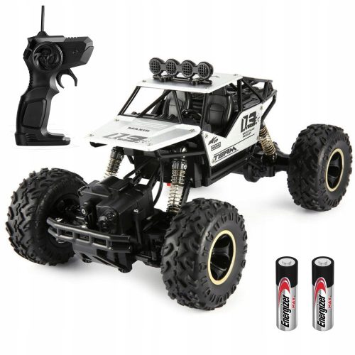 Daljinsko voden velik terenski RC avto 4x4 z baterijami AA