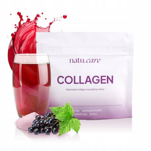 Kolagen morski z czarną porzeczką Natu.Care 3000 mg - Utrzymaj zdrowe stawy i młodzieńczą skórę!