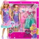 Barbie Moja prva punčka Barbie Deluxe set - vijolična s 34 cm veliko punčko