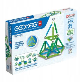 Geomag Classic Reciklirani magnetni bloki 60 kos. 60 kosov