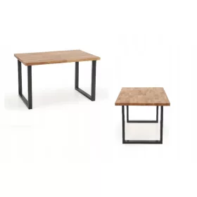 Pravokotna miza Halmar Radus 140 x 85 x 76 cm, naravni hrast