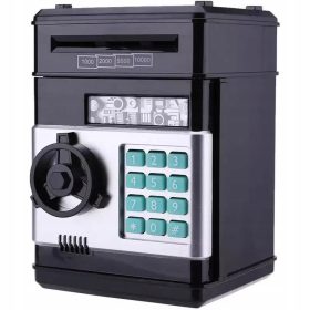   OTROŠKA SKRINJICA ZA HRANJENJE BANKOVCEV IN KOVANCEV S PIN KODNO ZAŠČITO