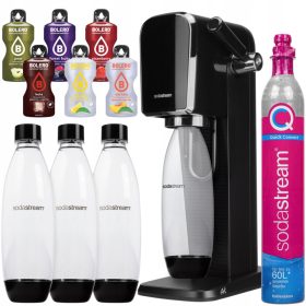 SodaStream Art Črn + 3 steklenice + vrečke set