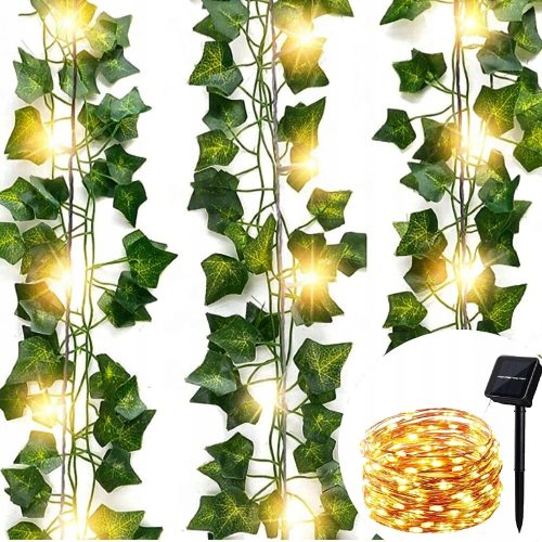 Girlanda 1000 cm Sončna LED Vrtna Svetilka