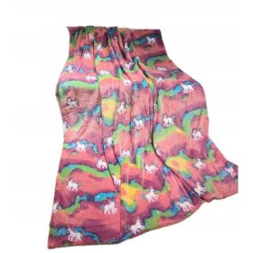 SVETEČA ODEJA ZA OTROKE 150X200 FLUO JEDNOROŽEC