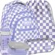 BACKUP ŠOLSKI NAHRBTNIK MLADINSKA TORBA 5v1 CHECKERBOARD Vijolična