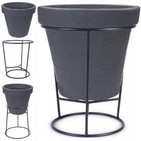   Veliki cvetlični lonec na stojalu za vrtno okrasitev 39 x 68 cm