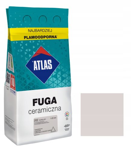 ATLAS Fuga za keramiko 202 Popielaty 5kg