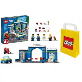   LEGO City 60370 Policijska postaja - Zasledovanje + VP Papirnata vrečka LEGO 6315792 Srednja