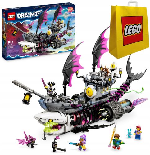 LEGO Mornež 71469 Nočna Sharkship + Velika LEGO vrečka

LEGO Mornež 71469 Nočna Sharkship je izjemno zabaven in ustvarjalen set, ki bo navdušil otroke nad 10 letom starosti. Ta set vsebuje 1389 delov 