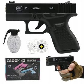   PISTOLET NA KROGLE GLOCK IGRACKA KOVINSKO 6mm ASG 800 KROGLIC BREZPLAČNO

Odkrijte realistično repliko kovinskega pištolta, navdahnjenega z GLOCK-om! Ta set vsebuje repliko pištolta GLOCK, magazin, 3x
