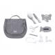 Higienski set Thermobaby z kozmetično torbico za dojenčke, 9 kosov, siv