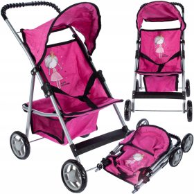 Punčka Princess Voziček za Lutke MalPlay 1