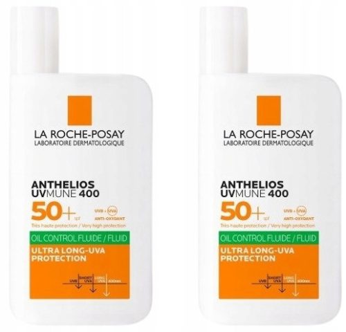 LA ROCHE-POSAY ANTHELIOS UVMUNE 400 OIL CONTROL Fluid SPF50+ 50ml - Zaščitni losjon za obraz
