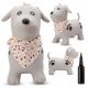 Sun Baby Gumijasti Skakalec s Copatom Grey Dog in Bandano