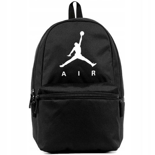 Nike Air Jordan črn športni šolski nahrbtnik s poliestrskim materialom