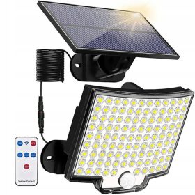   LED solarna svetilka z senzorjem za zunanje prostore 500 lm 10 W