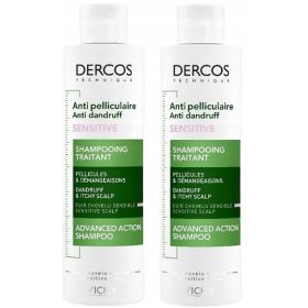   2x VICHY DERCOS šampon proti prhljaju za občutljivo lasišče 200 ml