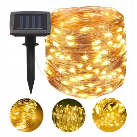 Solarna girlanda LED 300 led 3190 cm vrtljiva (3669)