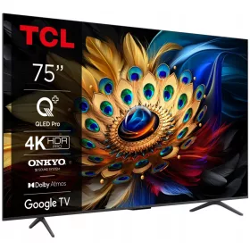    TCL 75C655 75" QLED Pro 4K UHD Google TV 60Hz DVB-T2 TV