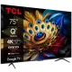  TCL 75C655 75" QLED Pro 4K UHD Google TV 60Hz DVB-T2 TV