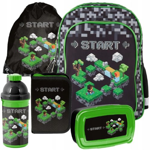 olski nahrbtnik Minecraft Game Start Black | Za fante