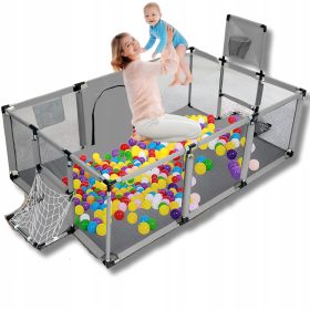 Košarkarsko igrišče za otroke XXL 180x120 + 10 žog