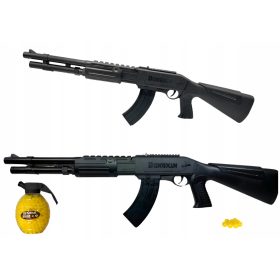   PUŠKA AK47 Shotgun s Plastičnimi Kroglicami - Imitacija Sibreoke