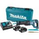 Makita 18V akumulatorska sabljasta žaga DJR186RTE 2x5ah set lisica