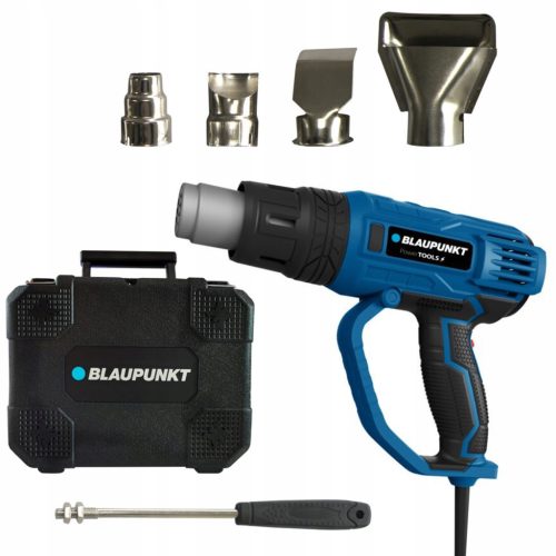Toplotna pištola Blaupunkt HG5010 2000 W 60-600°C + set nastavkov + kovček