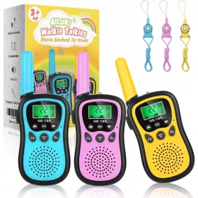 Walkie-talkie za otroke 3 kosov 8-kanalni 4 km AILUKI HK-188