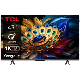    TCL 43C655 43" QLED Pro 4K UHD Google TV 60Hz DVB-T2 TV