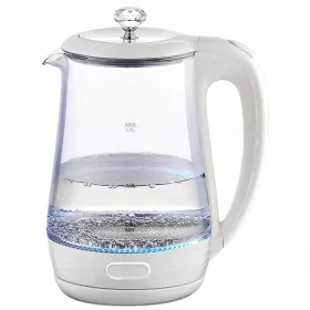    Električni grelnik vode 1,7L steklo 2200W osvetlitev ozadja